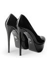 ARIA - Plateau Pumps schwarz lack