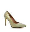 Lucia  - Dubai Style Stiletto Pumps in Pistazie Gold (Limitierte Edition)