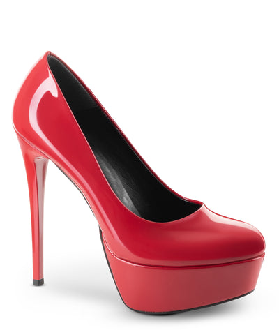 ARIA - Plateau Pumps rot lack