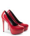 ARIA - Plateau Pumps rot lack