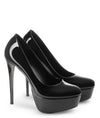 ARIA - Plateau Pumps schwarz lack