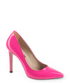 LUCIA - Klassische Stiletto Pumps in neon pink lack